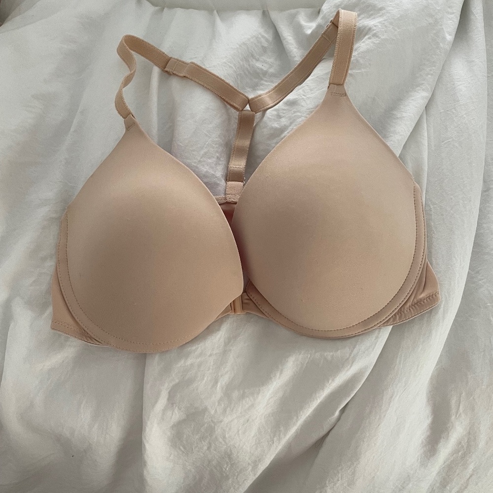 Pink 32D wear everywhere push up racerback